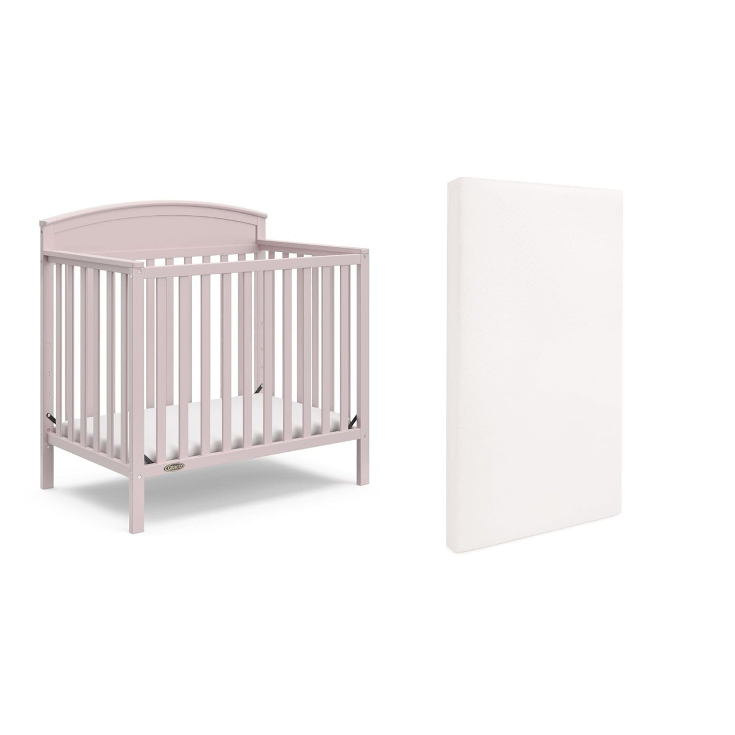 Graco Benton 4-in-1 Convertible Mini Crib for Small Spaces