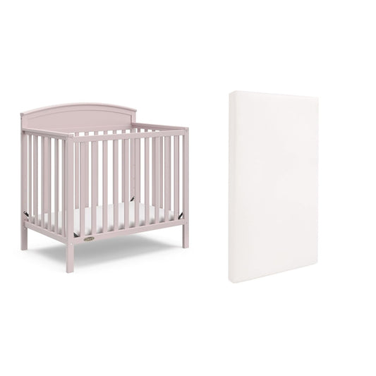 Graco Benton 4-in-1 Convertible Mini Crib for Small Spaces