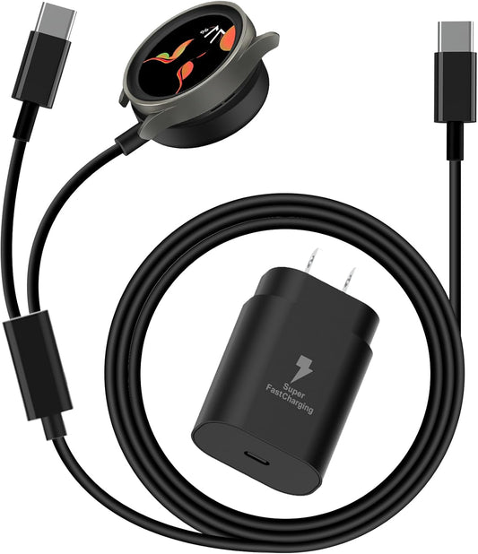 Super Fast 2-in-1 Charger for Galaxy Watch & Phone