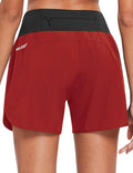 baleaf Women's 5 in Workout Shorts with Liner - Secure Zip Pockets