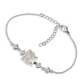 Raw Clear Quartz Crystal Chain Bracelet - Gift Ready Birthstone
