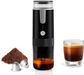 HURRISE Portable Coffee Maker for K-Cups & Ground Coffee