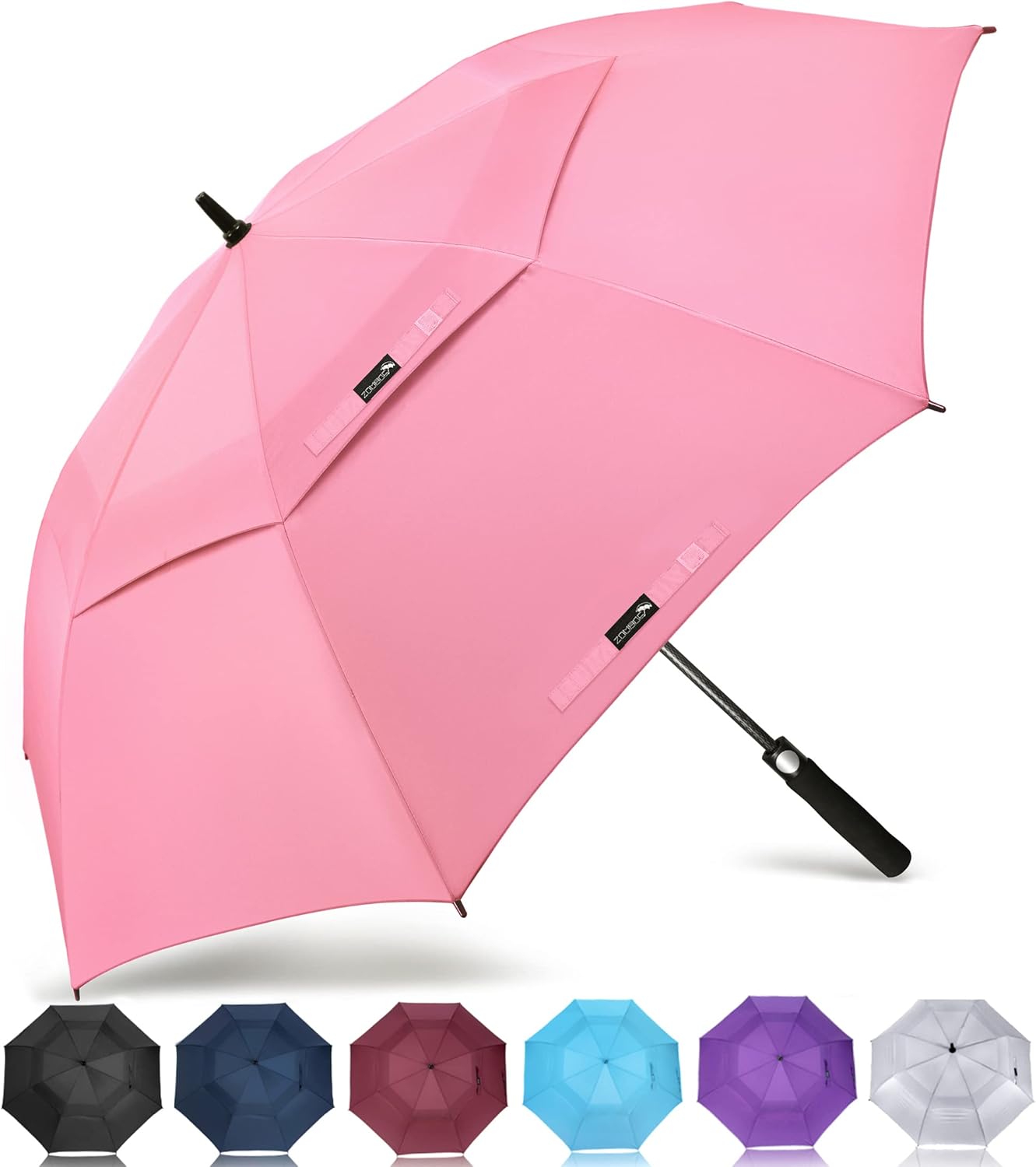ZOMAKE Extra Large Golf Umbrella: Windproof & Stylish Design