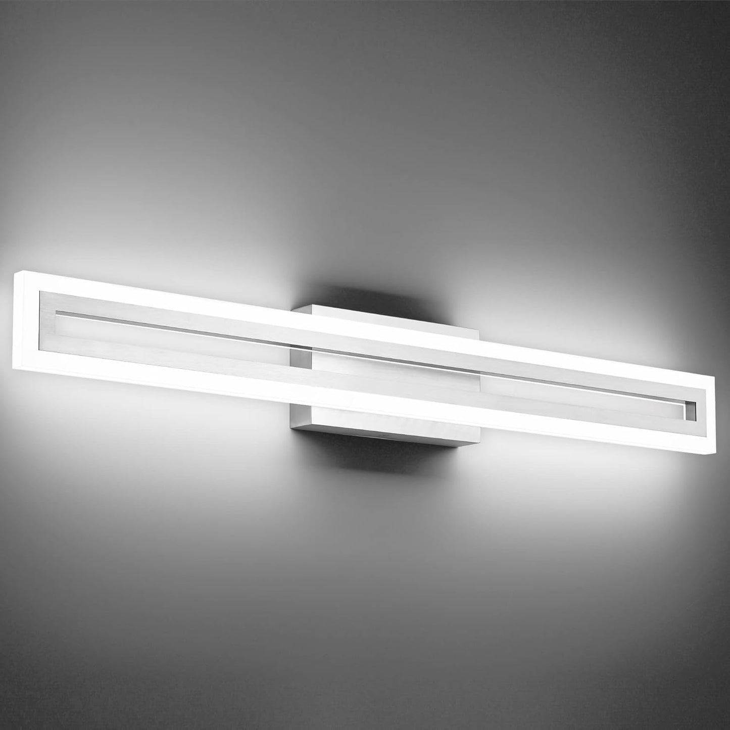 Brushed Nickel Bathroom Vanity Light for Modern Spaces