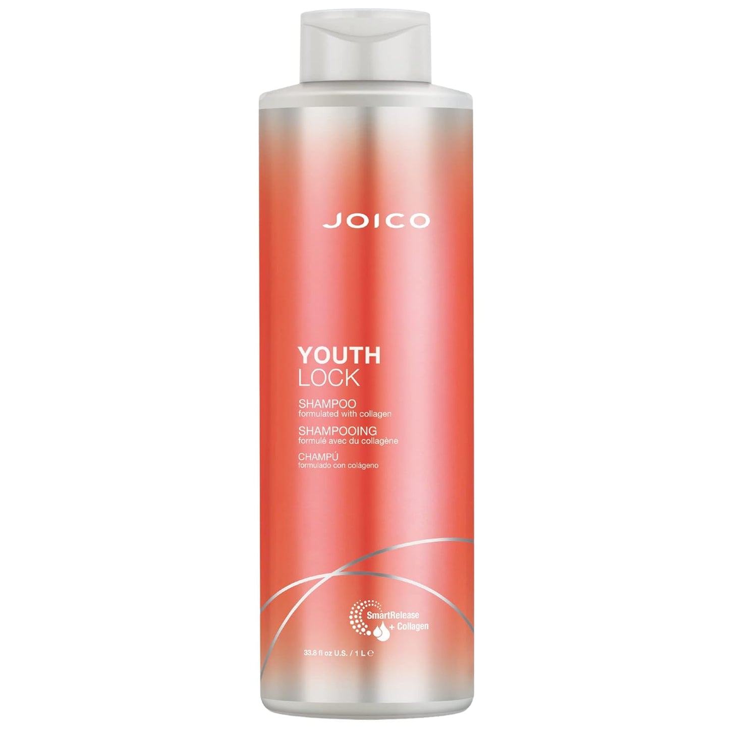 Joico YouthLock Shampoo for Youthful Body & Bounce, Reduce Frizz