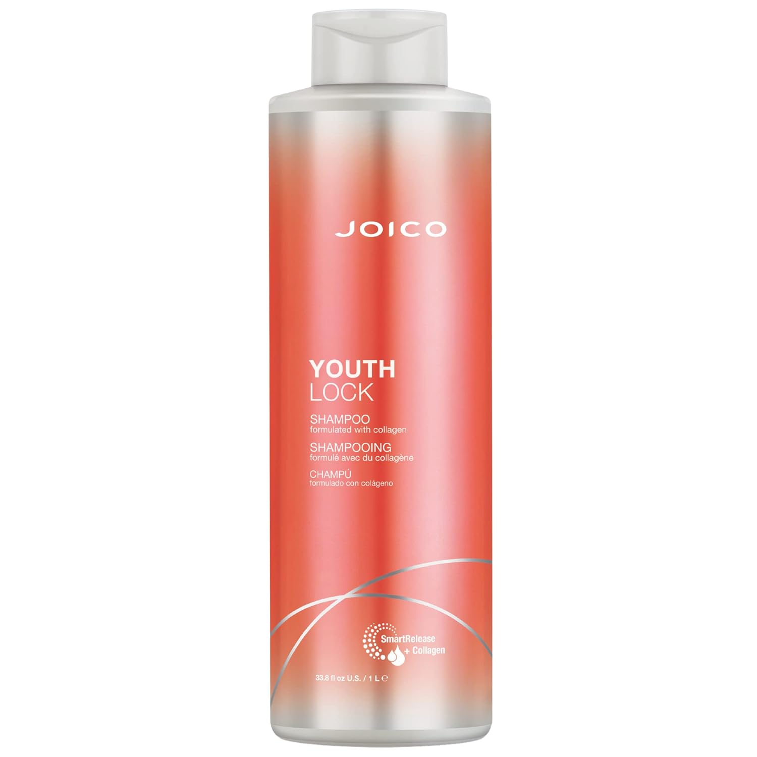 Joico YouthLock Shampoo for Youthful Body & Bounce, Reduce Frizz