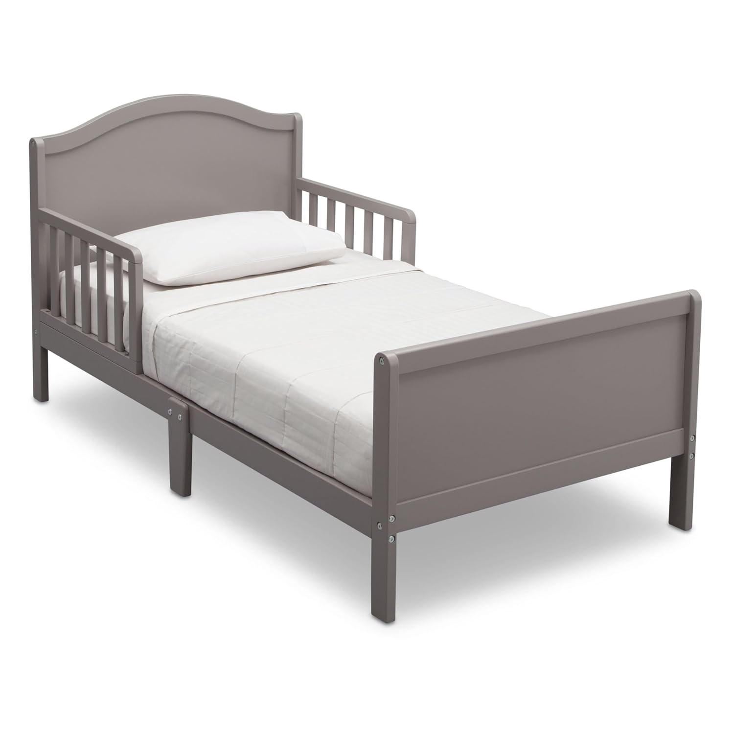 Delta Children Bennett Wood Toddler Bed for Safe Sleep