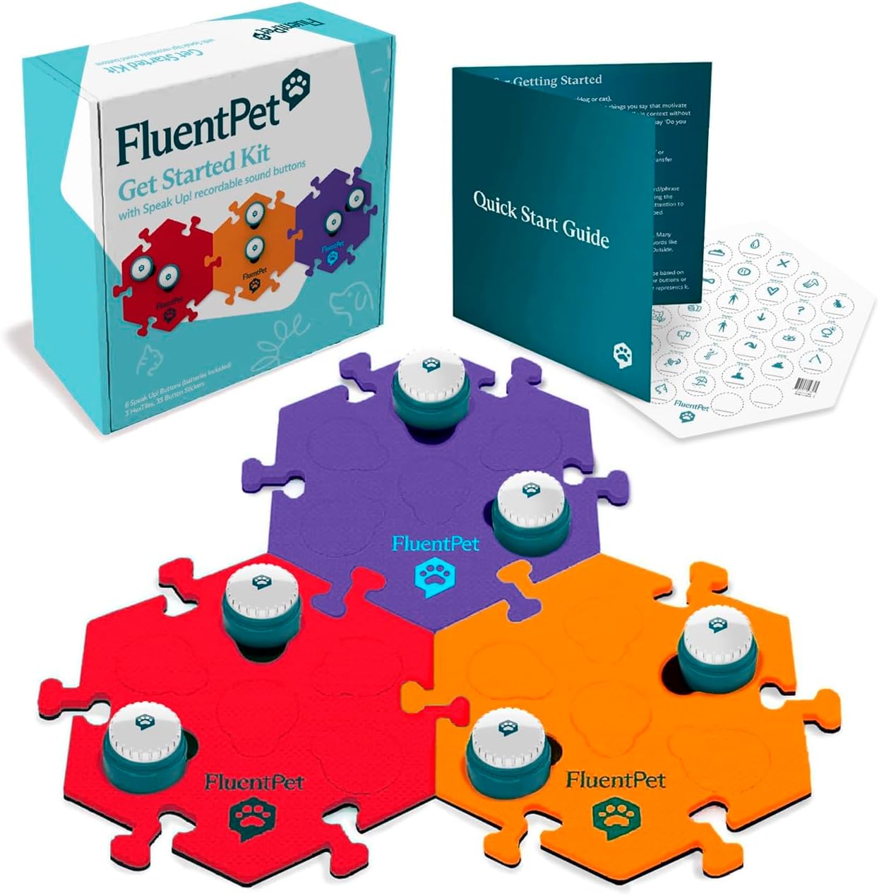 FluentPet Speak Up! Get Started Kit for Dog & Cat Training
