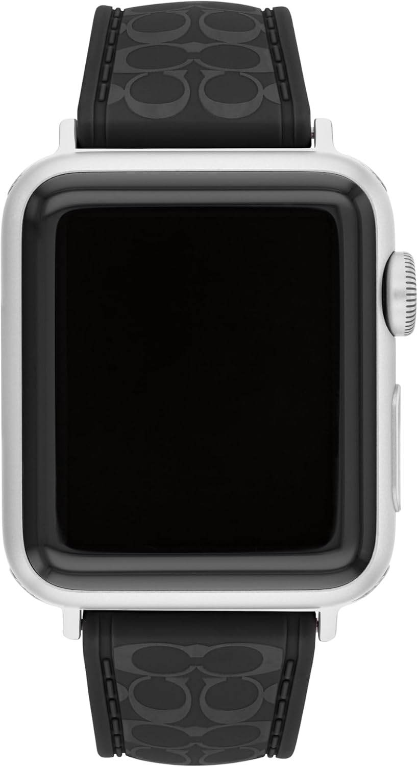 Coach Apple Watch Strap for 38mm, 40mm, 41mm - Sleek Silicone Band