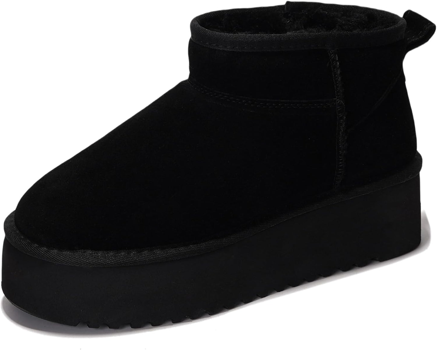 Project Cloud Genuine Leather Ankle Boots for Women - Stylish & Warm