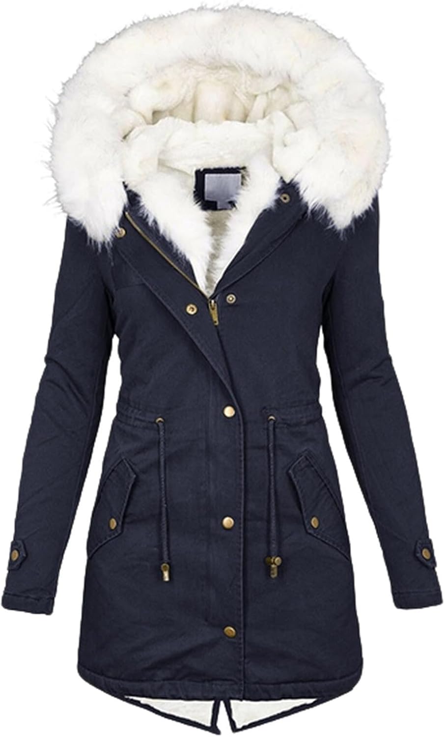 2024 Trendy Pink Women's Winter Coat