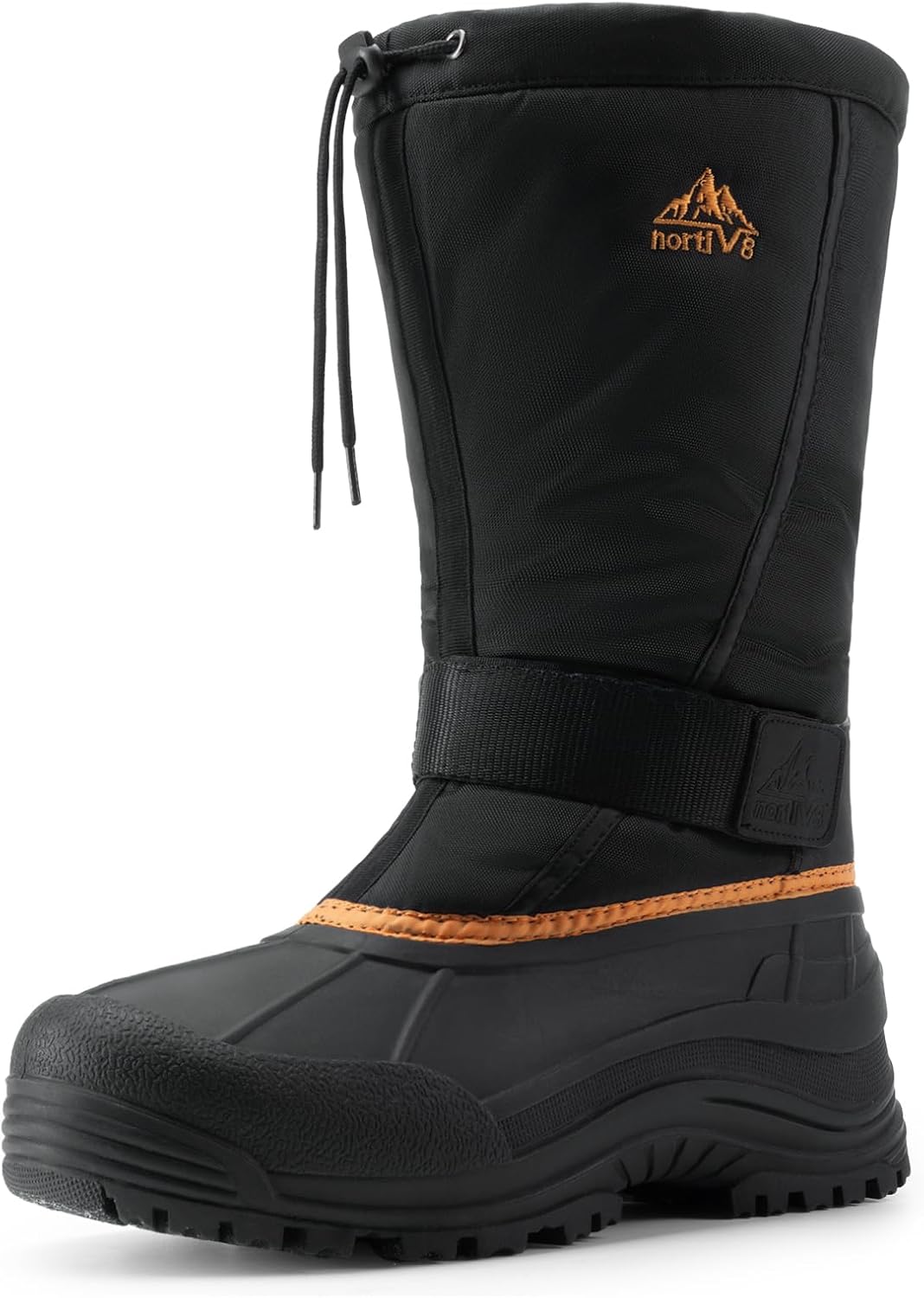 NORTIV 8 Men's Waterproof Winter Snow Boots for Cold Weather
