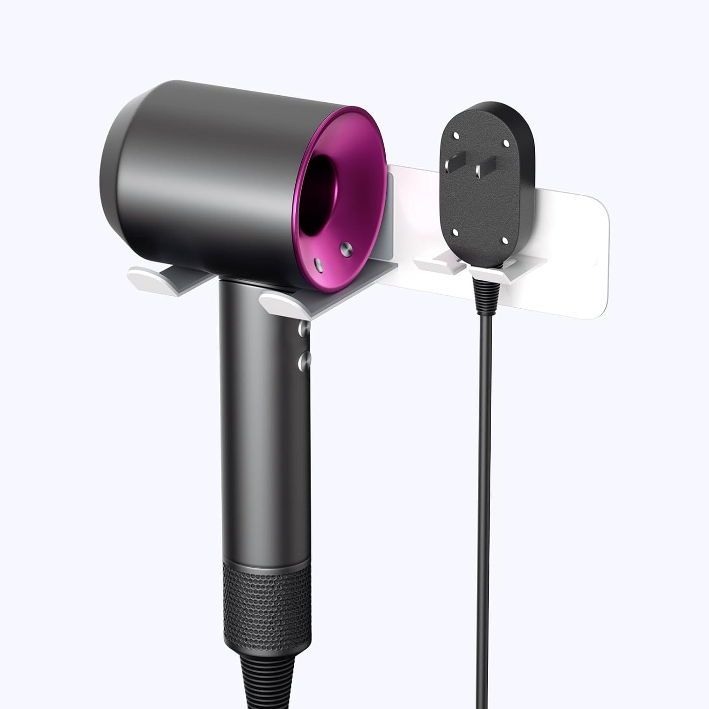 Stylish Wall-Mounted Hair Dryer Holder - Easy, Convenient Storage!