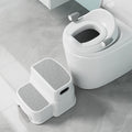 Potty Training Toilet Seat with Step Stool - Soft Cushion, Anti-Slip