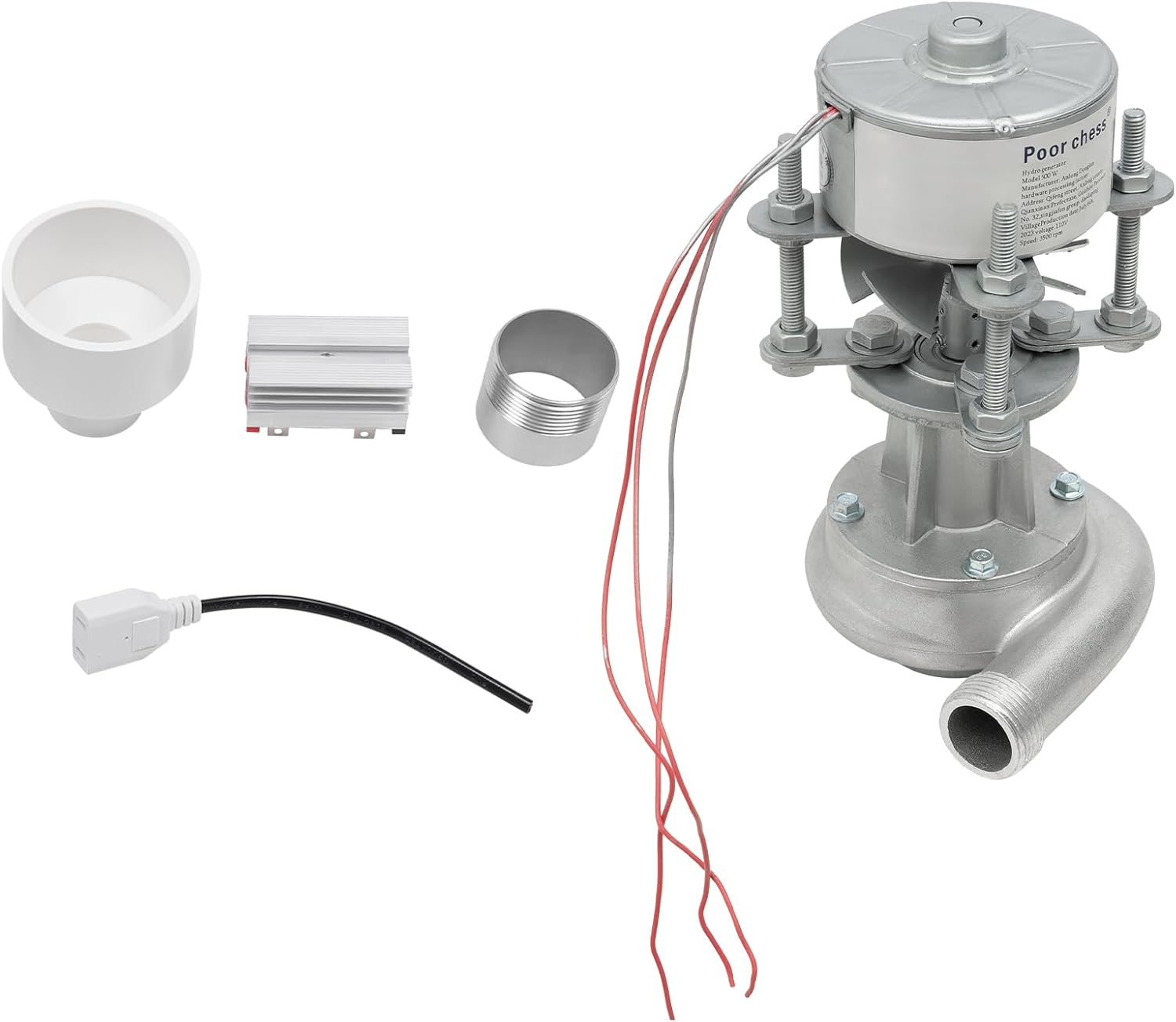 Portable 500W Mini Hydro Turbine - Power Your Home