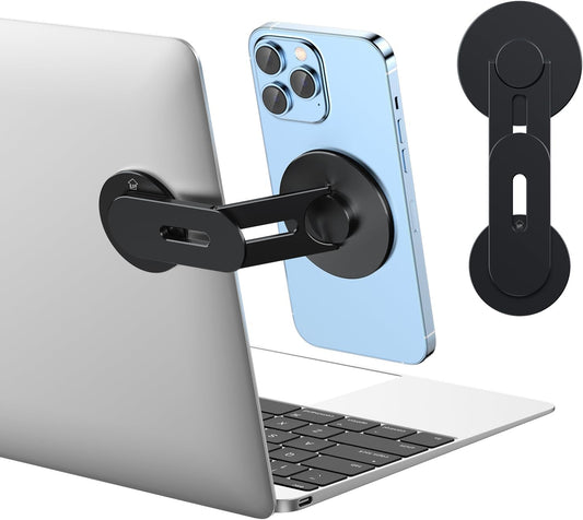 180 Adjustable Magnetic Phone Holder for Laptop & Monitor