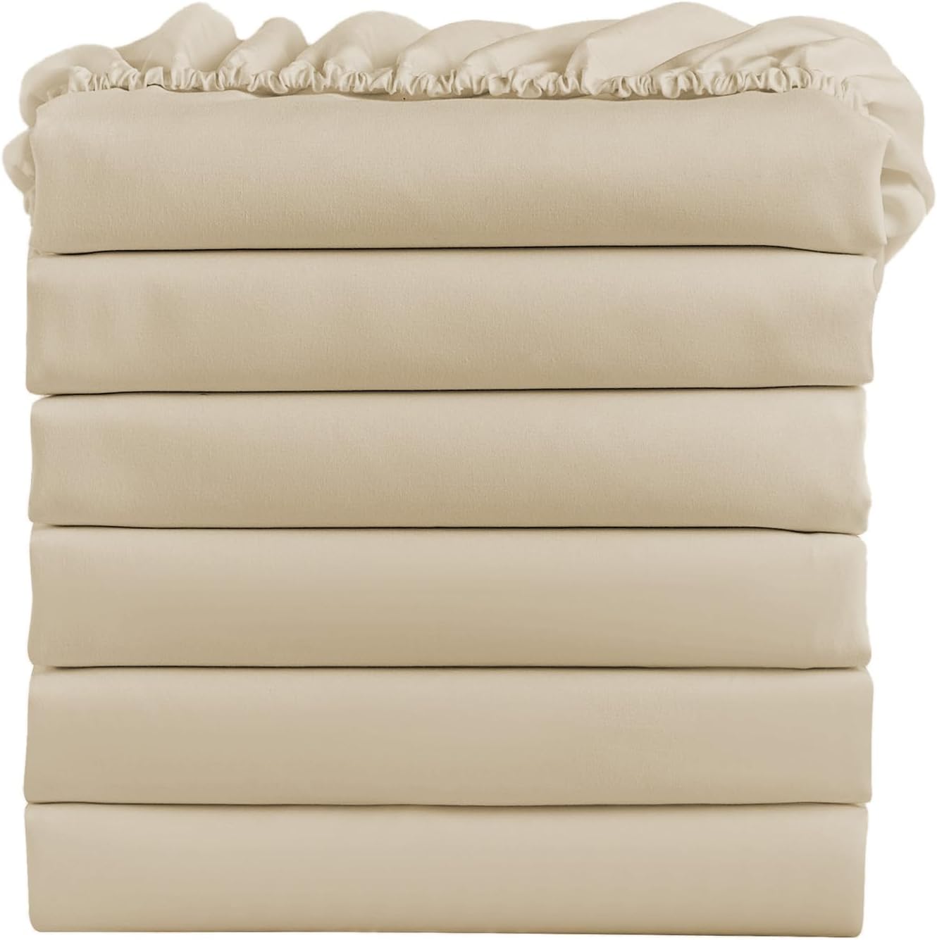 FreshCulture Full Fitted Sheets - Soft Microfiber 6 Pack