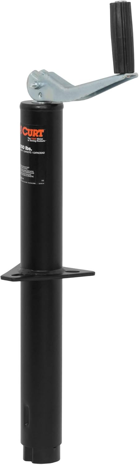 CURT A-Frame Trailer Jack with 5,000 lbs Capacity and 14-1/8 in Travel