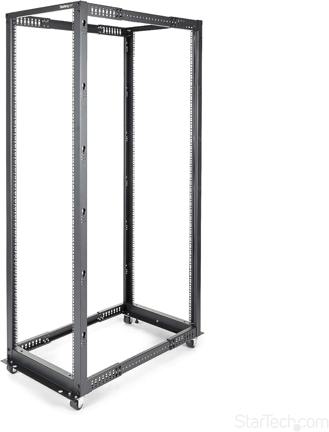 42U Mobile Open Frame Server Rack for IT Equipment with Wheels
