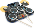VTech Kidi Star Drum Pad Black - Fun, Recordable Kids Drum Set