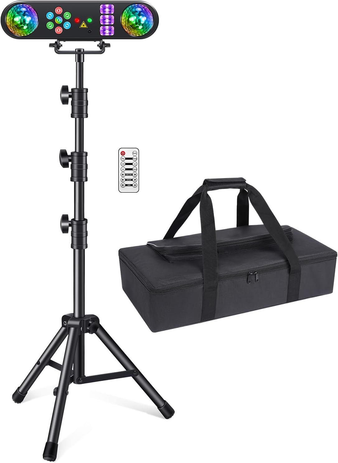5 in 1 DJ Lights Bar Set for Parties with Stand and Effects