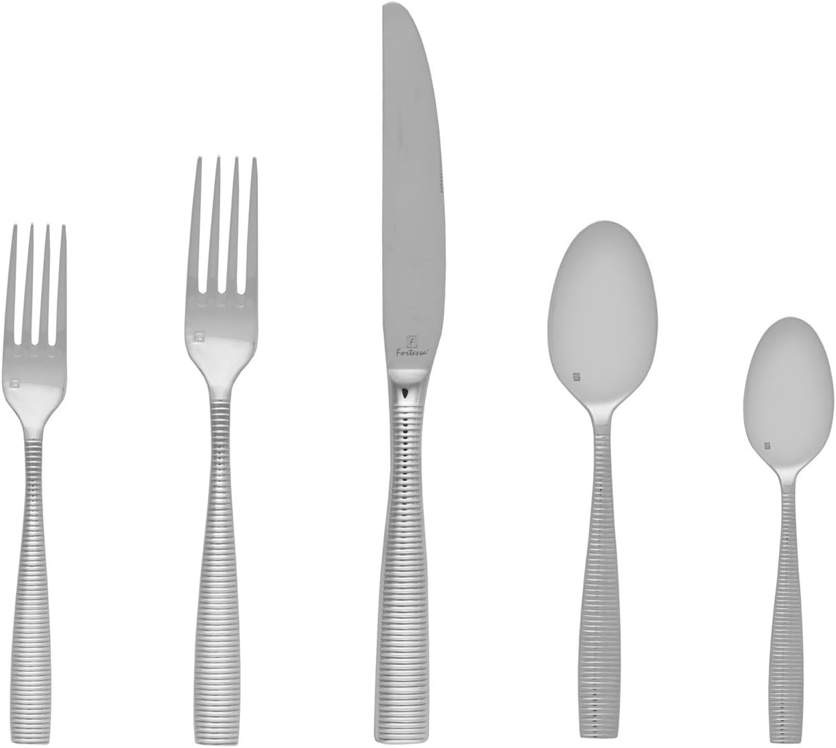 Fortessa Ringo Flatware 20 Piece Set for Modern Dining