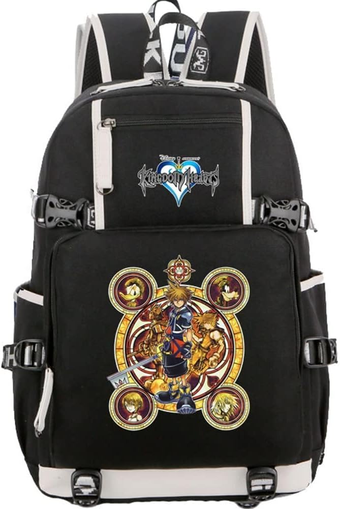 Kingdom Backpack Hearts Book Bag Daypack for Everyday Use