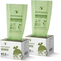 SUPERBIO 2.6 Gallon Compostable Food Waste Bags - Strong, Certified