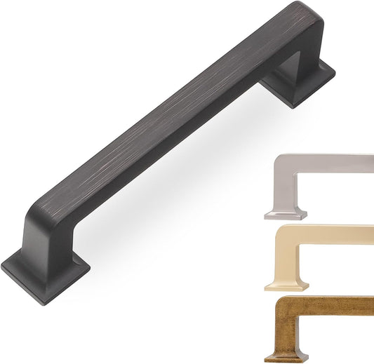 10 Pack 3-3/4 Inch Cabinet Pulls in Oil Rubbed Bronze Finish