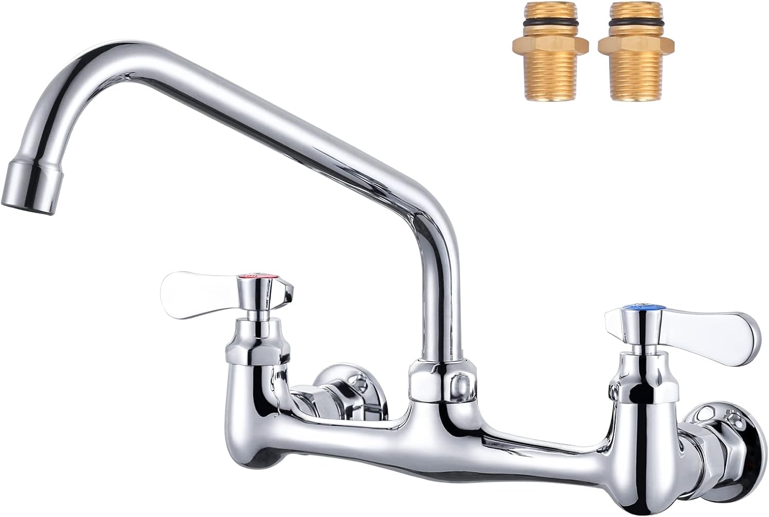 Commercial Sink Faucet with 10 Swivel Spout for Versatile Use