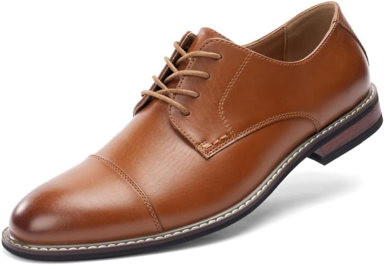 Mens Classic Dress Oxfords Wingtip Prince Modern Formal Shoes