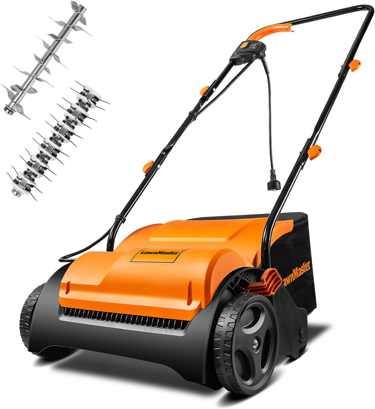 LawnMaster GV1212B Scarifier and Dethatcher for Lawn Care