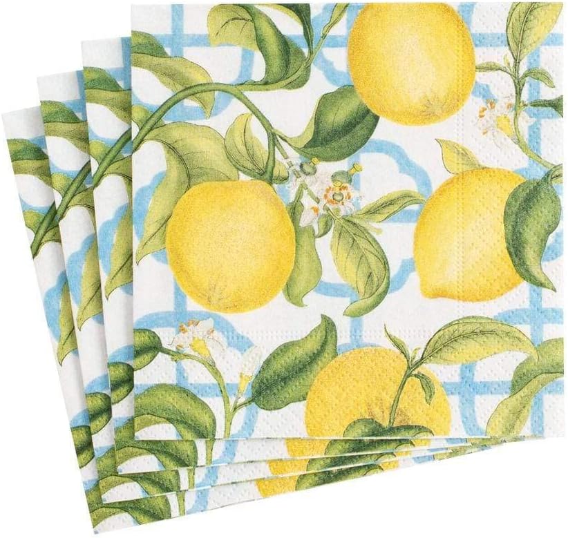 Seville Ivory Cocktail Napkins - Luxe Elegance!