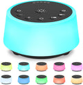 Color Noise Sound Machine with Night Light and 25 Soothing Sounds