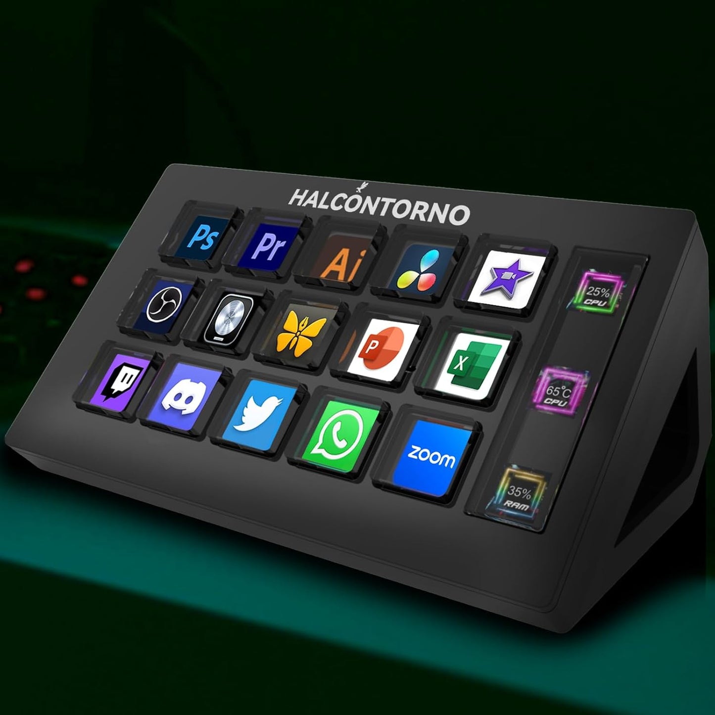 HALCONTORNO Stream Dock for Gamers and Content Creators