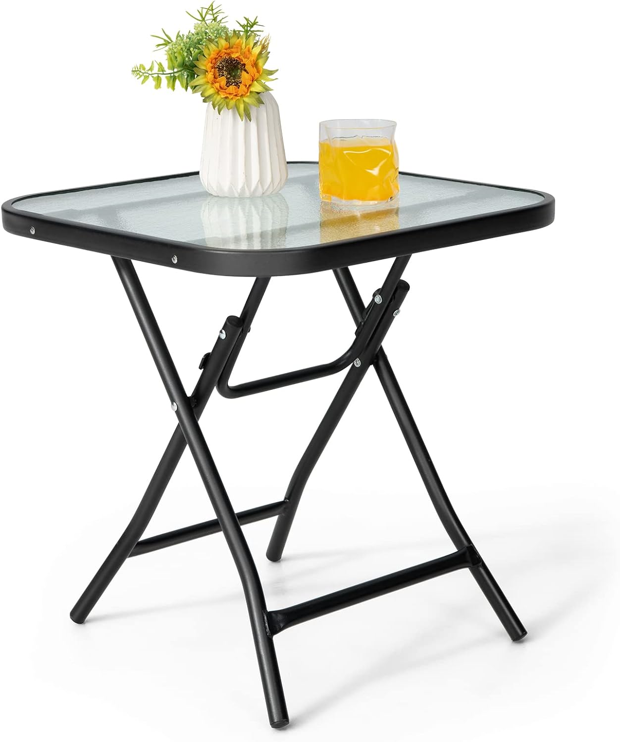 Giantex Folding Side Table for Outdoor and Indoor Use