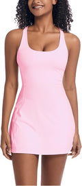 Tennis Dress for Women Workout Dress with Built-in Bra & Shorts soft