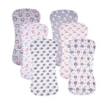 6 Pack Cotton Baby Burp Cloths Extra Absorbent Soft for Boys and Girls