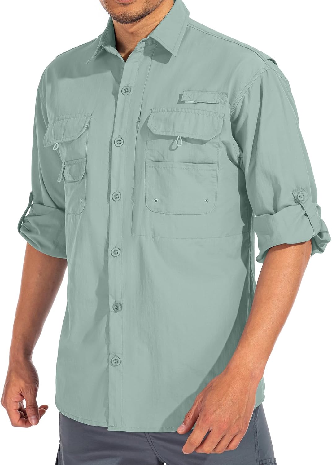 Men's Sun Protection Fishing Shirts with UPF 50+ for Outdoor Fun