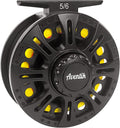 Graphite Large Arbor Fly Reel HVCE Classic III - Preloaded WF5F