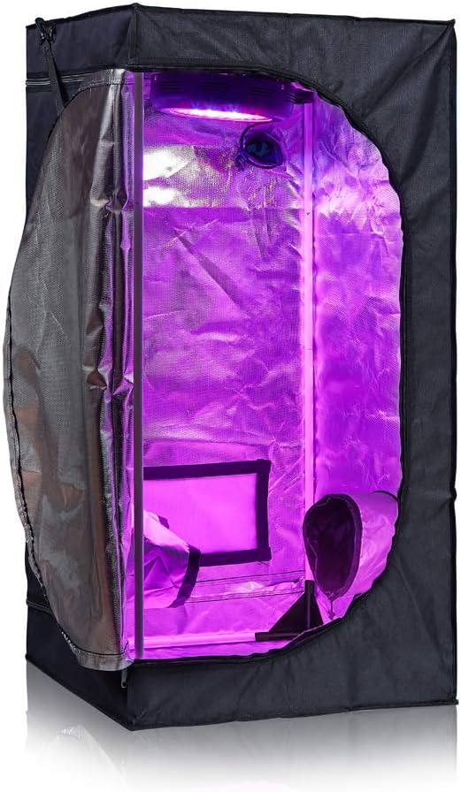 Durable 600D Small Grow Tent for Indoor Gardening by CDMALL