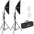 UBeesize Softbox Photography Lighting Kit 27 x 20 - Soft Continuous