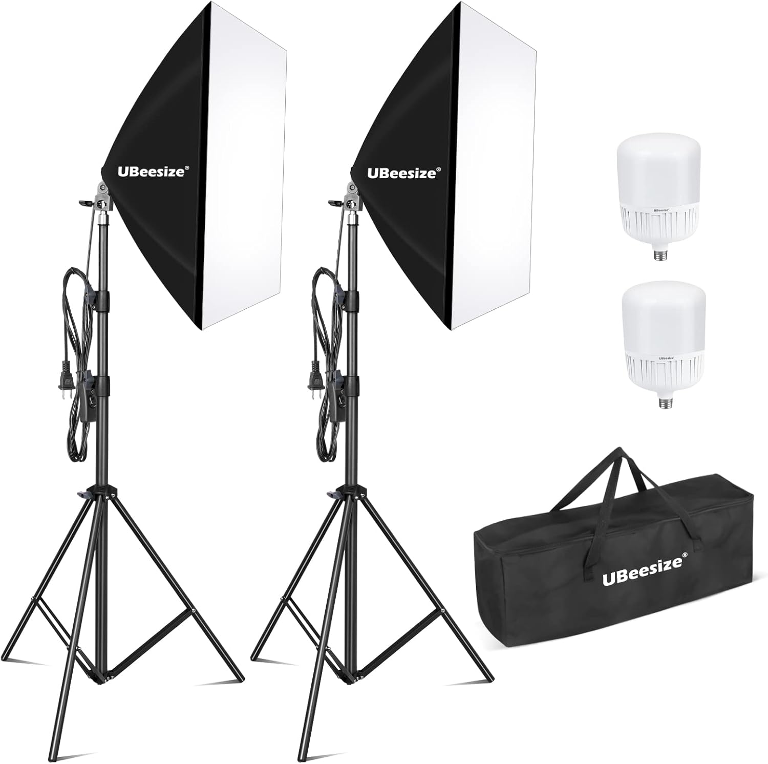 UBeesize Softbox Photography Lighting Kit for Perfect Shots