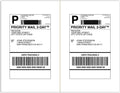 Shipping Labels with Self Adhesive 8.5 x 5.5 in - Clear, High-Value