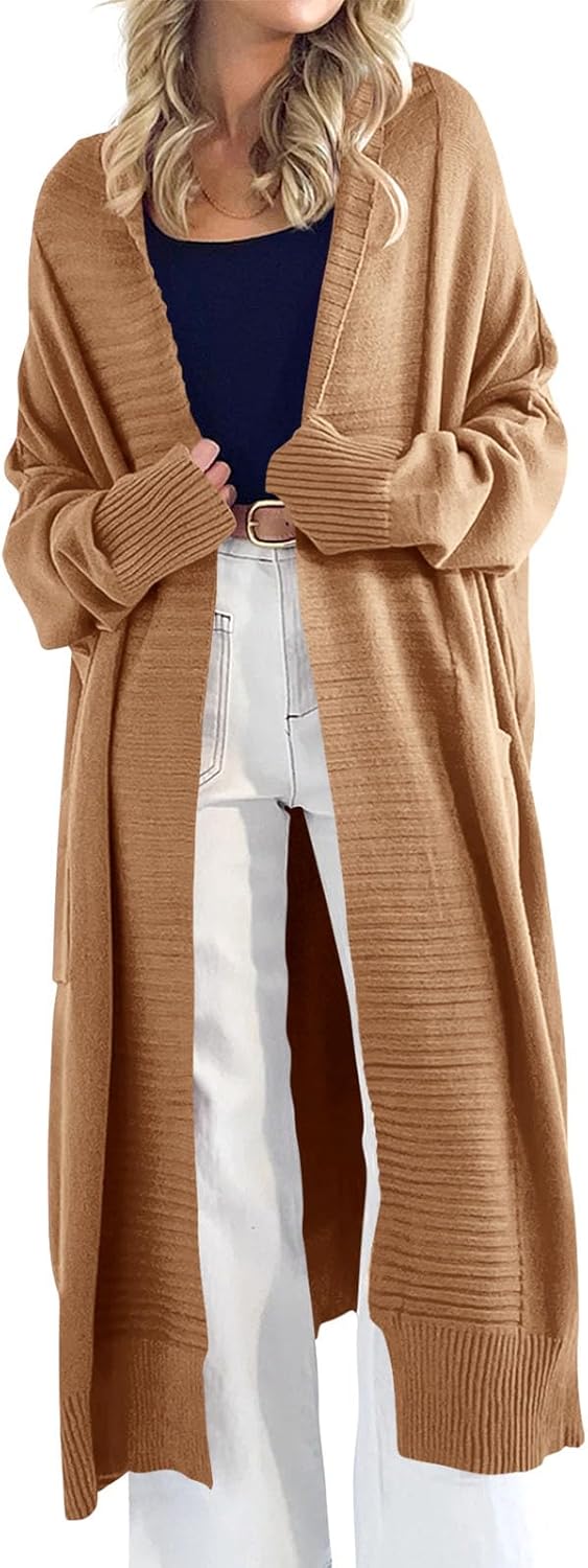 Danedvi Womens Long Cardigan Sweaters for Cozy Fall Style