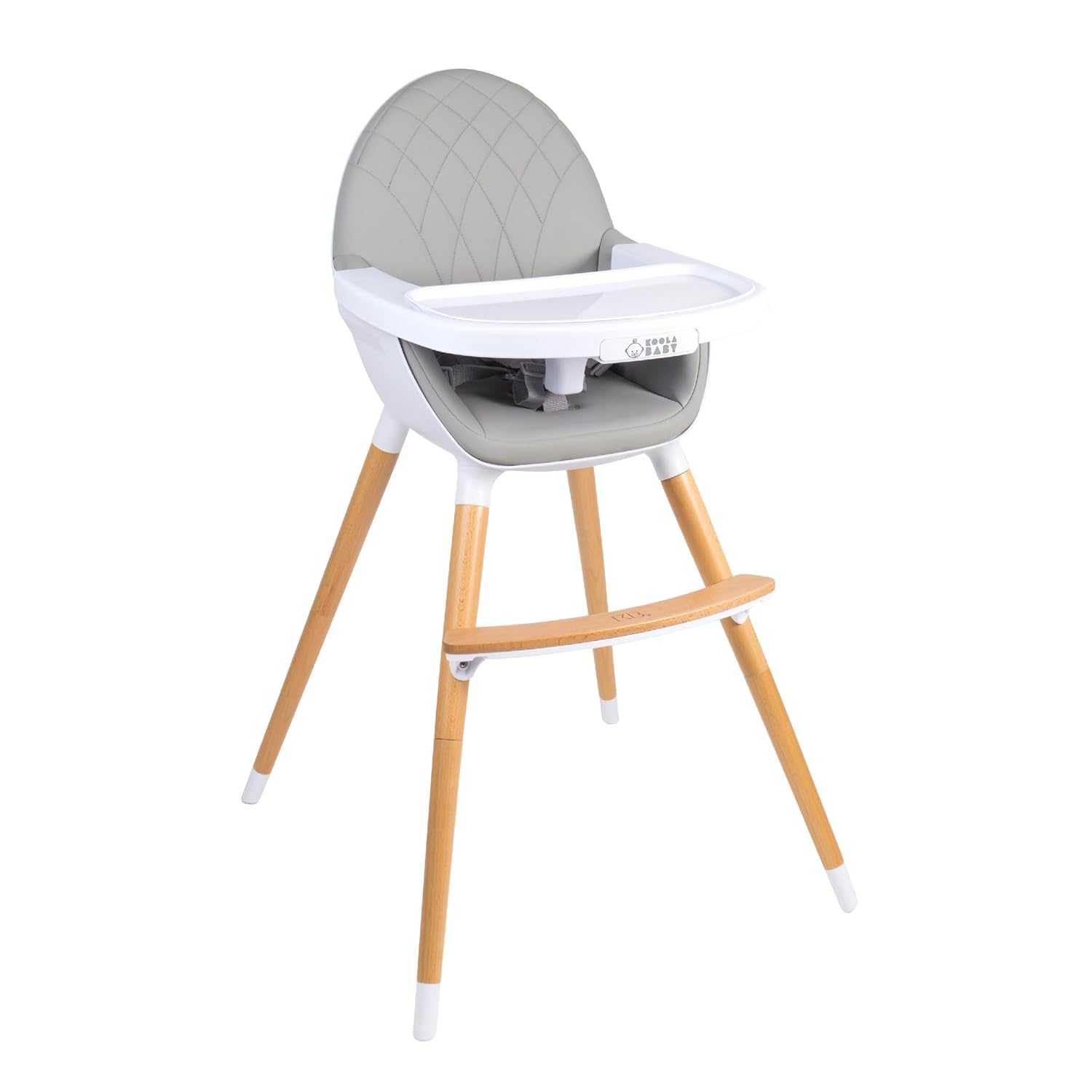 Versatile Convertible High Chair - Adjustable Height, Dishwasher Safe Tray - KoolaBaby