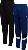 Boys Sweatpants 2 Pack Stretch Tricot Joggers - Durable Comfort