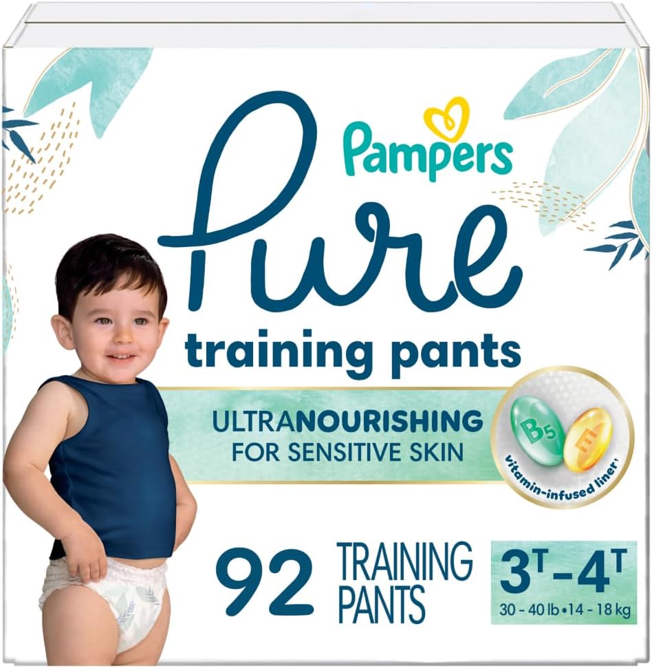 Pampers Pure Protection Training Underwear for Toddlers, Size 3T4T