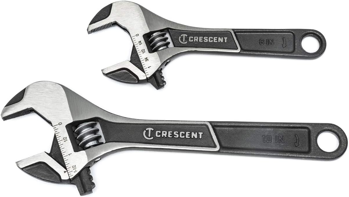 Crescent Wide Jaw Adjustable Wrench Set for Versatile Use