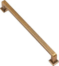 Antique Brass Cabinet Pulls 10 Pack 7-1/2 in Hole Centers - Solid